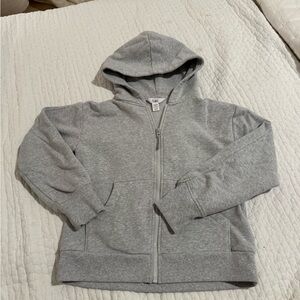 Athleta girls Kids Gray Zip-Up Hoodie